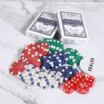 Pokerset med Väska och 300 spelmarker