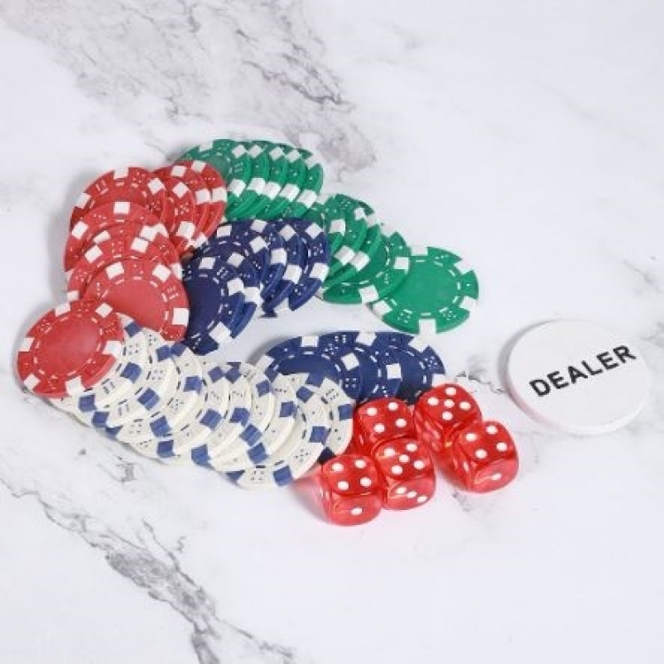 Pokerset med Väska och 300 spelmarker