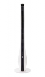 NORDIC HOME 2-i-1 Tornfläkt med luftcirkulator, 3 hastigheter, 40W, timer, vit - Fyndvara