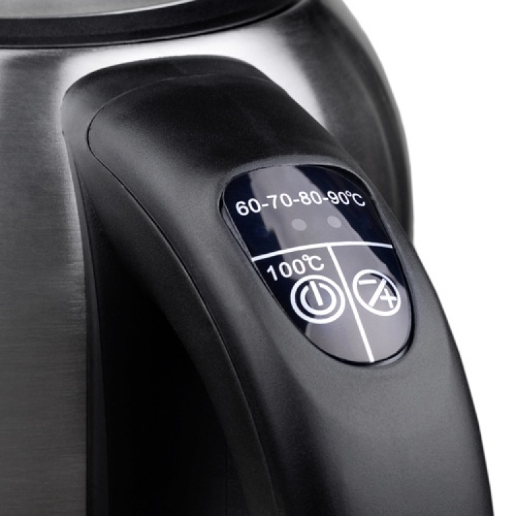 Camry vattenkokare med temperaturinställning, stål 1,7 l (CR1253)