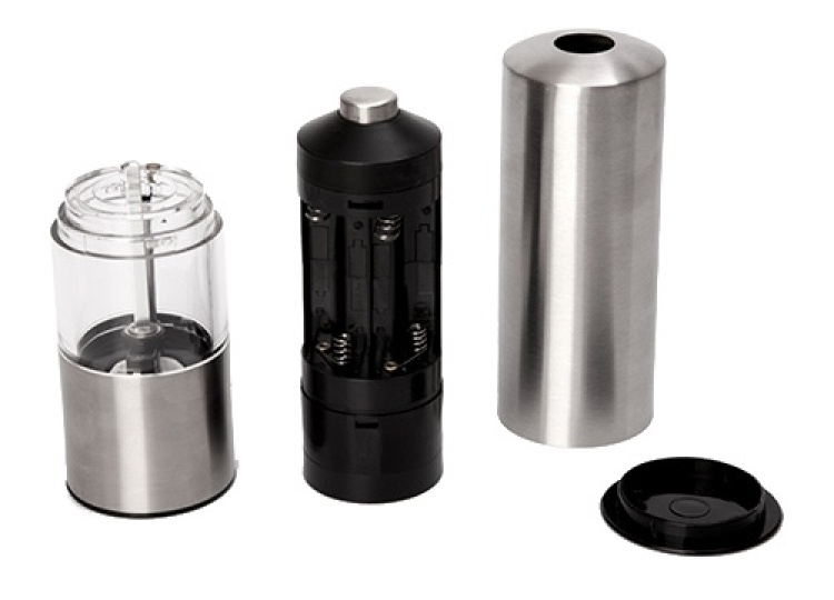 Mesko elektrisk salt- & pepparkvarn i silver Mesko elektrisk salt- & pepparkvarn i silver