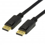 LogiLink DisplayPort-kabel 1.4 4K/120 Hz, 8K/60 Hz 1m Svart