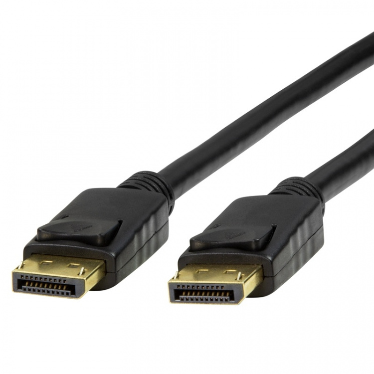 LogiLink DisplayPort-kabel 1.4 4K/120 Hz, 8K/60 Hz 1m Svart