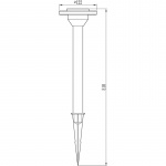 LightsOn Ellips trädgårdslampa Aluminium