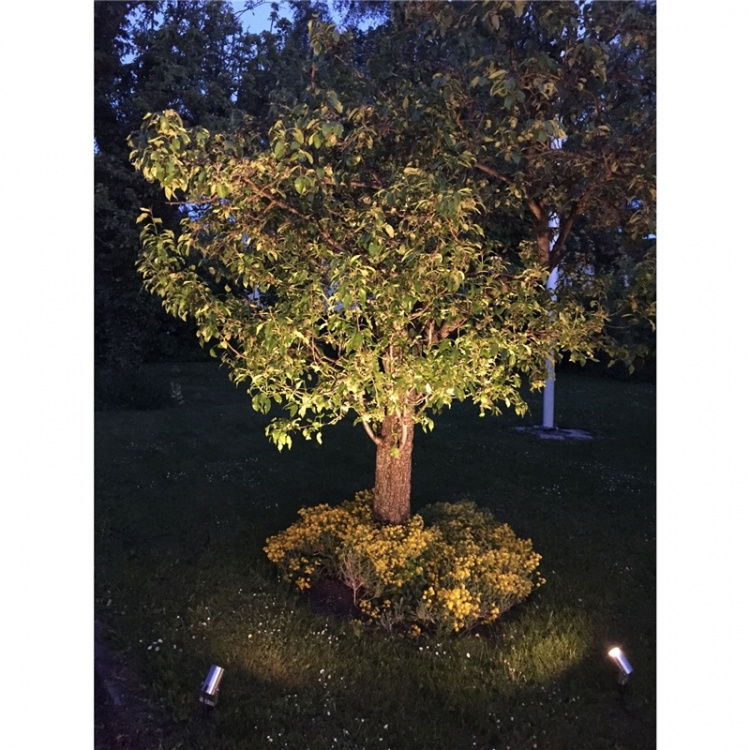 LightsOn Luna trädgårdsspot Silver LightsOn Luna trädgårdsspot Silver