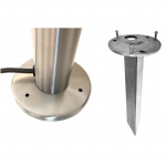 LightsOn Saturnus Pollare 90cm Svart