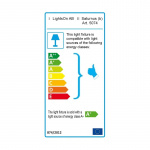 LightsOn Saturnus Pollare 90cm Svart