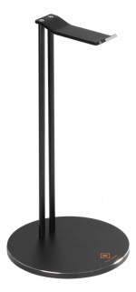 DELTACO GAMING hörlurshållare, svart