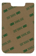 DELTACO Adhesive credit card holder, 3M adhesive, black