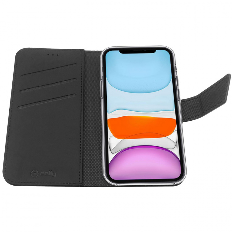 Celly Wallet Case iPhone 11 Svart Celly Wallet Case iPhone 11 Svart