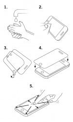 DELTACO screen protector for Samsung Galaxy Note10, works with finger