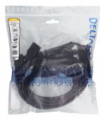 DELTACO Apparatkabel IEC C14 - 5x IEC C13, 2m, 10A/250V, Y-Splitter, s