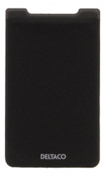 DELTACO Adhesive card holder, RFID blocking, 3M adhesive, black DELTACO Adhesive card holder, RFID blocking, 3M adhesive, black