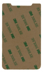 DELTACO Adhesive card holder, RFID blocking, 3M adhesive, black DELTACO Adhesive card holder, RFID blocking, 3M adhesive, black