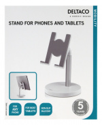 Desk phone and tablet holder white Desk phone and tablet holder white