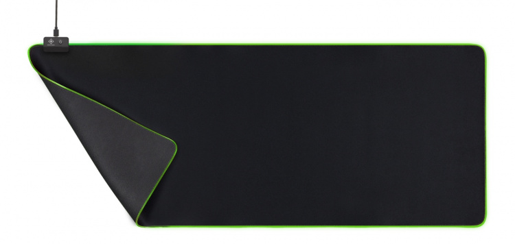 DELTACO GAMING musmatta med RBG-belysning, 90x36x0,4cm, svart DELTACO GAMING musmatta med RBG-belysning, 90x36x0,4cm, svart