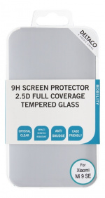 DELTACO screen protector for Xiaomi Mi 9 SE, works with fingerprint