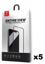 5-Pack Mr. Yes Skärmskydd i härdat glas till iPhone XS Max med 3D-skydd 5-Pack Mr. Yes Skärmskydd i härdat glas till iPhone XS Max med 3D-skydd