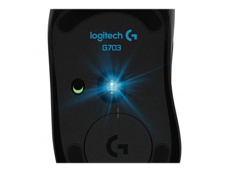 Logitech G703 - gamingmus - LIGHTSPEED med HERO - optisk - 6 knappar - trådlös Logitech G703 - gamingmus - LIGHTSPEED med HERO - optisk - 6 knappar - trådlös