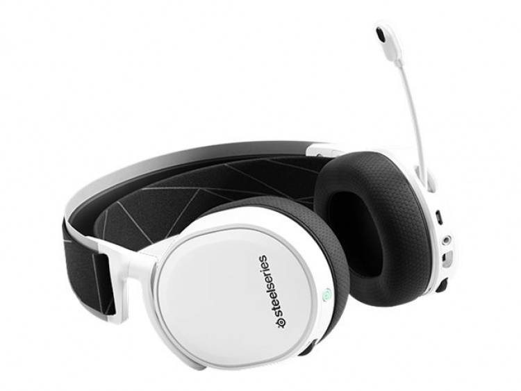 SteelSeries Arctis 7 - 2019 Edition headset - full storlek - trådlös - svart SteelSeries Arctis 7 - 2019 Edition headset - full storlek - trådlös - svart