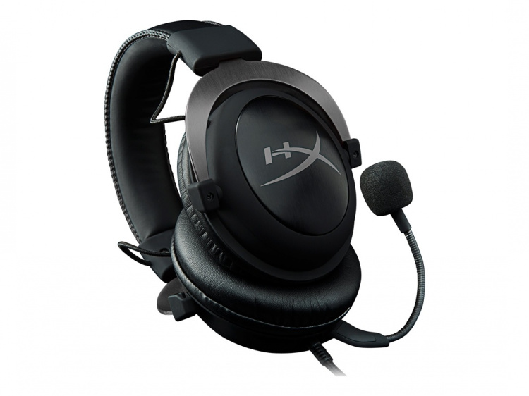 HyperX Cloud II - Headset - full storlek - kablar - metallgrå