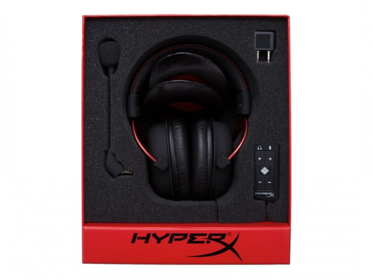 HyperX Cloud II - Headset - full storlek - kablar - metallgrå