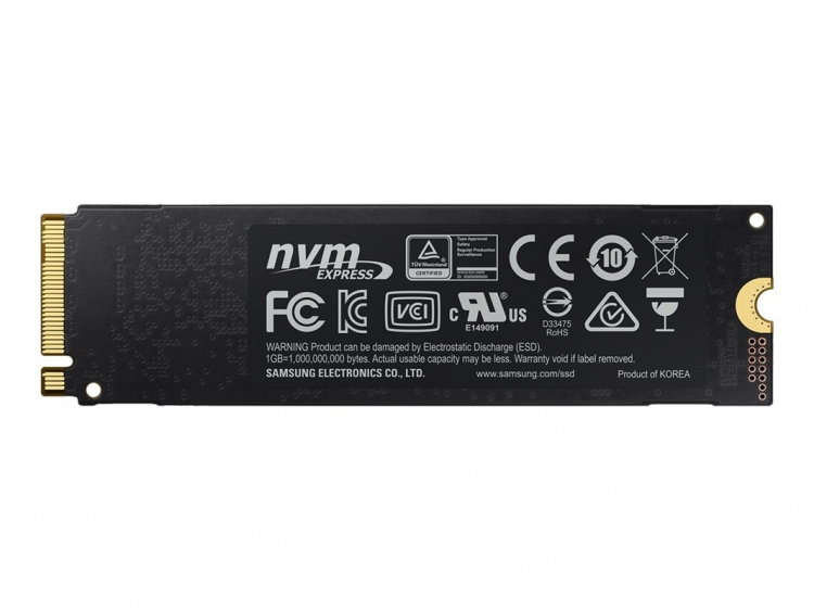 Samsung 970 EVO SSD MZ-V7S1T0BW 1TB M.2 PCI Express 3.0 x4 (NVMe) Samsung 970 EVO SSD MZ-V7S1T0BW 1TB M.2 PCI Express 3.0 x4 (NVMe)