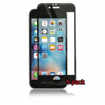 5-pack iPhone 6S/6 Plus Curved Silicate Glass, Panzer, Black