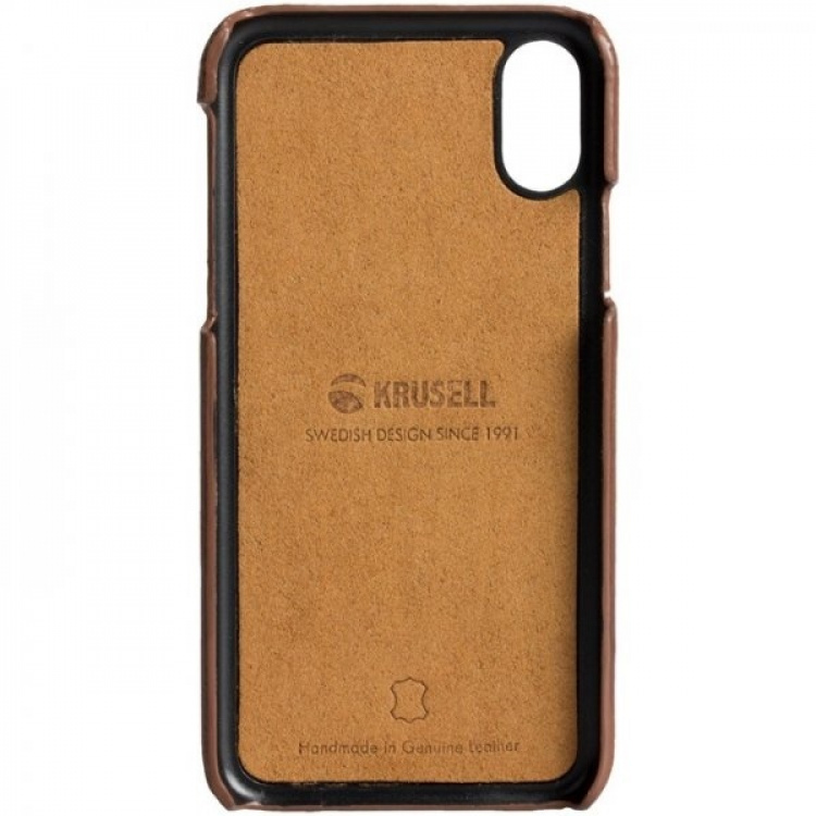 Krusell Sunne till iPhone X/Xs, Cognac Krusell Sunne till iPhone X/Xs, Cognac