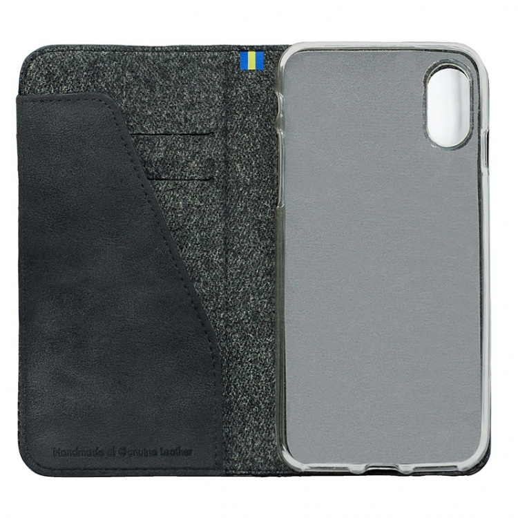 Krusell Sunne FolioCase Plånboksfodral till iPhone X/Xs, Svart