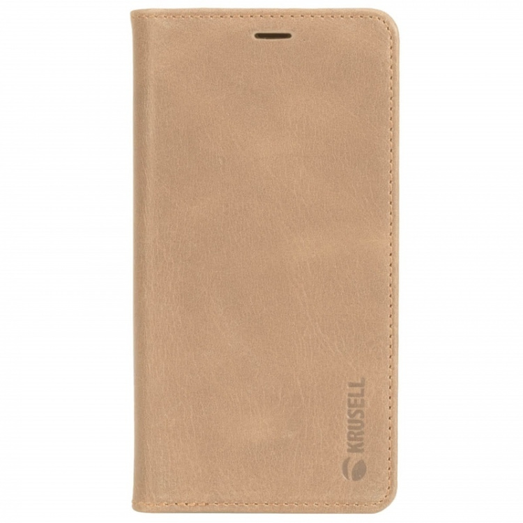Krusell Sunne Plånboksfodral till iPhone Xr, Vintage Beige