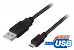 USB till Micro-USB kabel, 1m (USB-301S) USB till Micro-USB kabel, 1m (USB-301S)