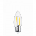 Forever Light Klar LED-lampa med filament, E27 C35 2W 2700K 250lm