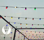 Forever Light Ljusslinga med plats för 10 lampor, 12m E27 IP65 Forever Light Ljusslinga med plats för 10 lampor, 12m E27 IP65