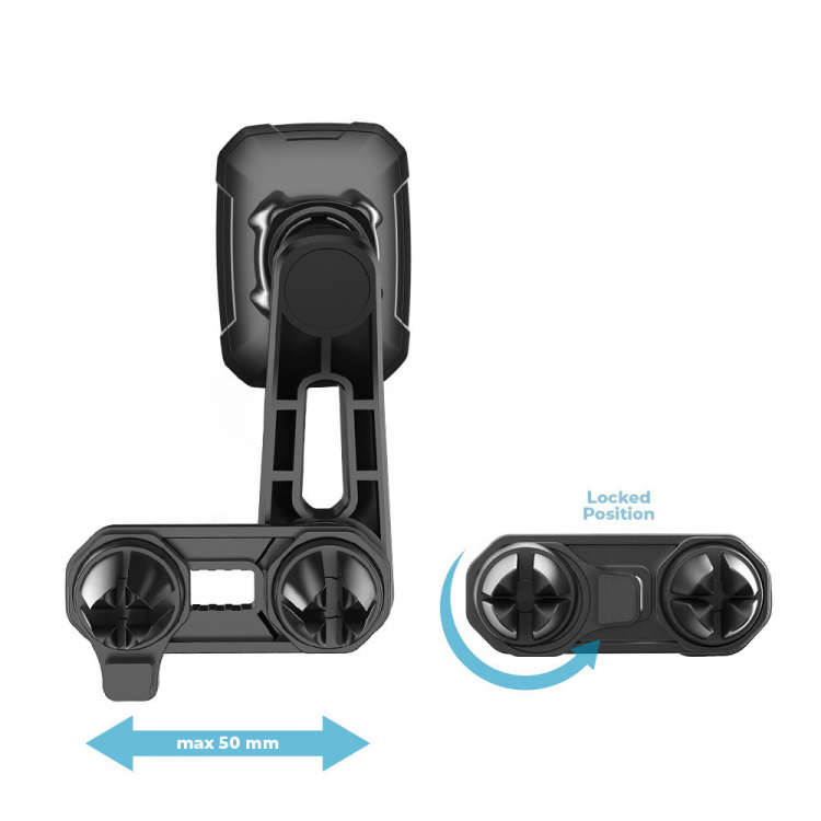 Forever bilhållare för fläktgaller MH-250 Multipoint magnetisk, Svart Forever bilhållare för fläktgaller MH-250 Multipoint magnetisk, Svart