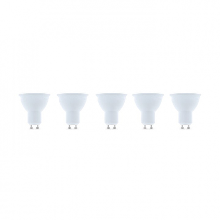 LED-lampa GU10 7W 230V 3000K 38°, 5-pack, Varmvitt