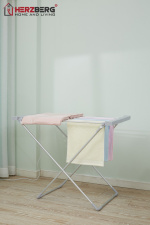 Herzberg HG-8070: Elektrisk klädhängare som torkar tvätten snabbare