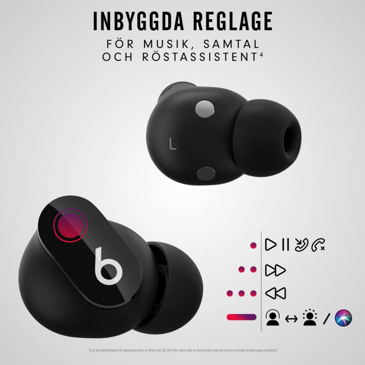 Beats Studio Buds, Svart