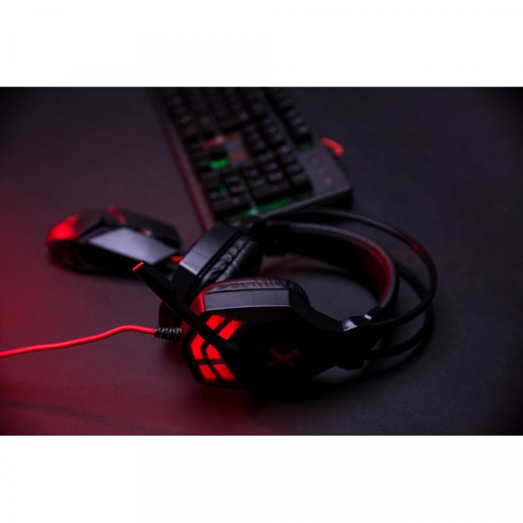 Maxlife Gaming MXGH-200 trådade over-ear hörlurar 3,5 mm svart Maxlife Gaming MXGH-200 trådade over-ear hörlurar 3,5 mm svart