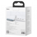 Baseus väggladdare Super Si PD 25W 1x USBC + USB-C - USB-C kabel, Vit