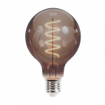 Forever Light LED-lampa Glödtråd E27 G95 4W 230V 2000K 250lm SF, Sotat glas Forever Light LED-lampa Glödtråd E27 G95 4W 230V 2000K 250lm SF, Sotat glas