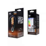 Forever Light LED-lampa Filament E27 ST64 4W 230V 2000K 250lm SF, Sotat glas Forever Light LED-lampa Filament E27 ST64 4W 230V 2000K 250lm SF, Sotat glas