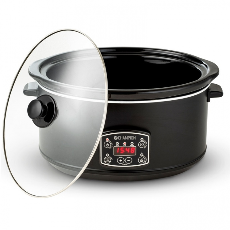 Champion Slowcooker 6,5L 320W SC220 Mattsvart