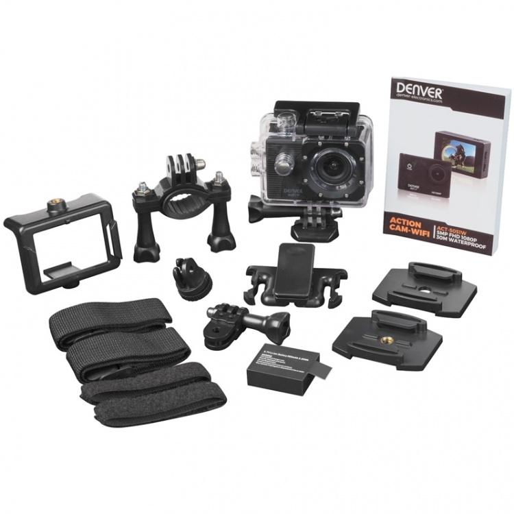 Denver FULL HD Action cam with Wi-Fi 5Mpixel