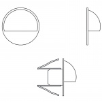 LightsOn Aries 4 lampor 10lm Ø3,5cm Zink