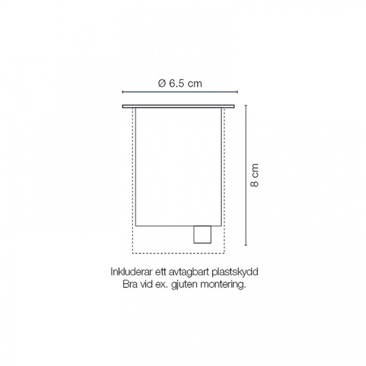 LightsOn Capella In-ground-markspot 270lm Ø6,5cm LightsOn Capella In-ground-markspot 270lm Ø6,5cm