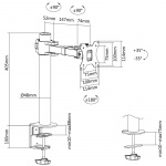 LogiLink Monitorarm 17-32
