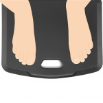 LogiLink Portabel ståmatta ergonomisk 457x558x19mm