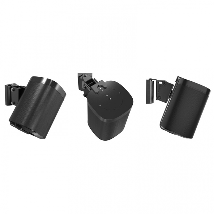 LogiLink Väggfäste Sonos One / Play 1 Svart