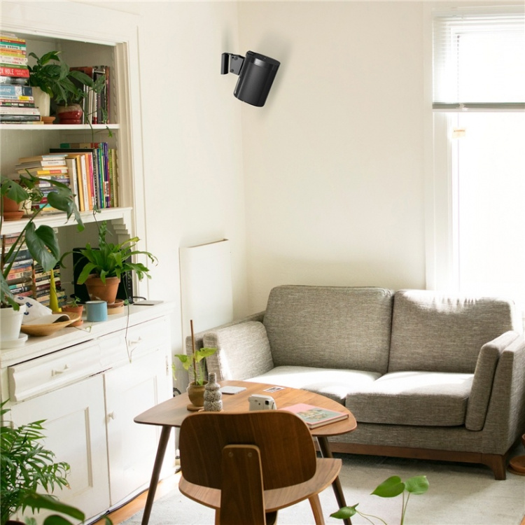 LogiLink Väggfäste Sonos One / Play 1 Svart